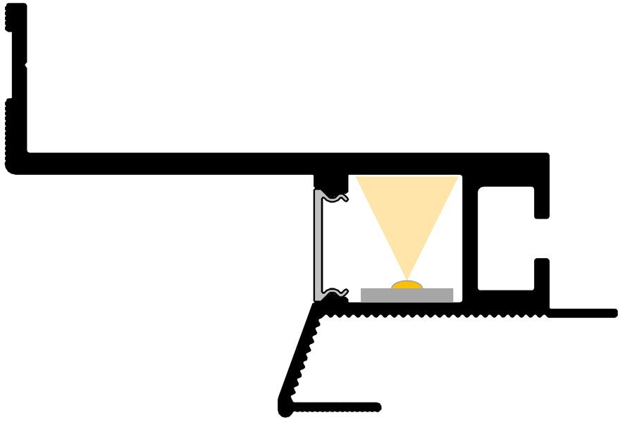 Schattenfugenprofil Vario